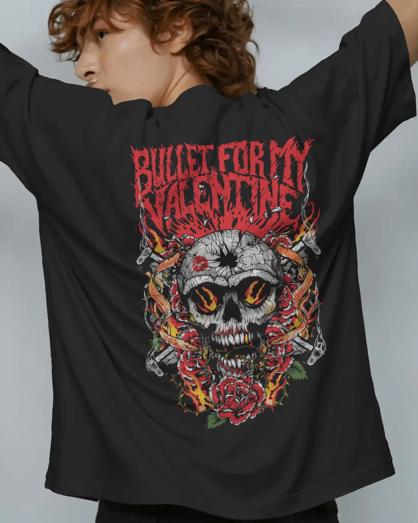 Bullet For My Valentine Oversize Rock Band T-Shirt 240 GSM | Heavy Metal Graphic Tee (XSโ2XL Available)