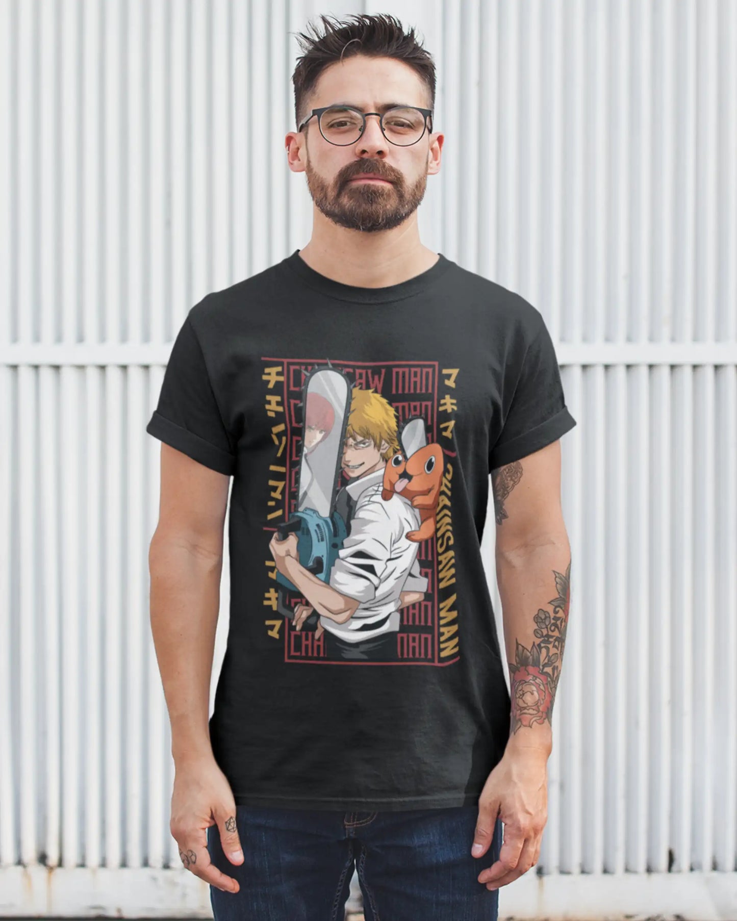 Chainsaw Man Anime T-Shirt | Multi-Fit Premium 180 GSM | S-7XL