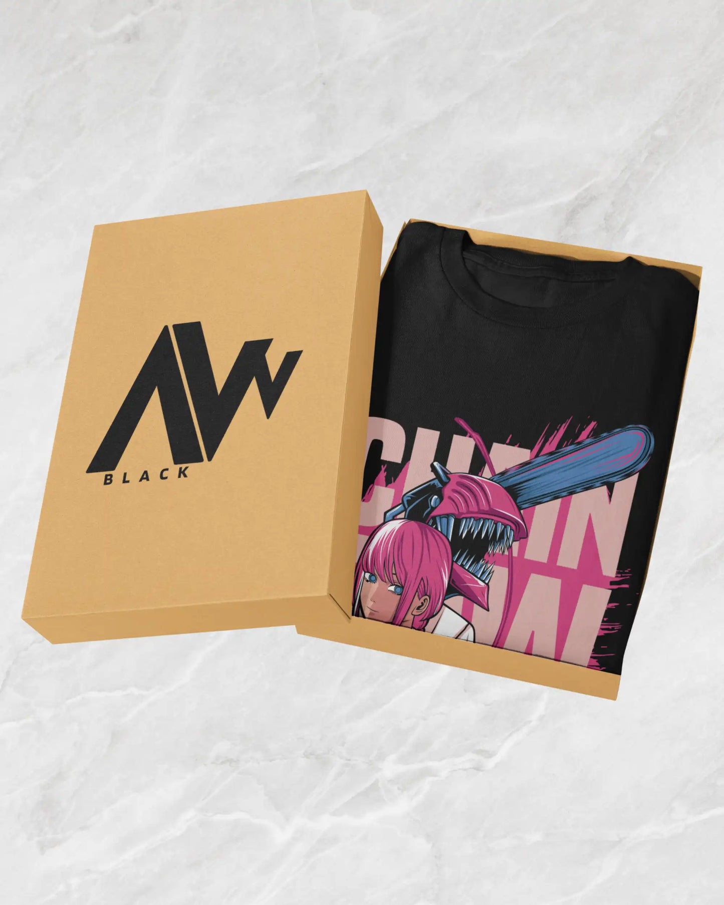 AWBlack chainsoul-demon-anime-premium-tshirt