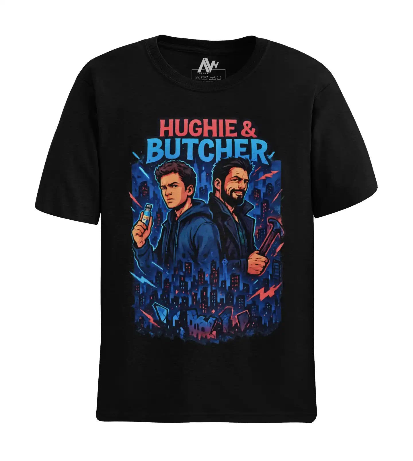 Hughie & Butcher The Boys T-Shirt | Multi-Fit Premium 180 GSM | S-7XL