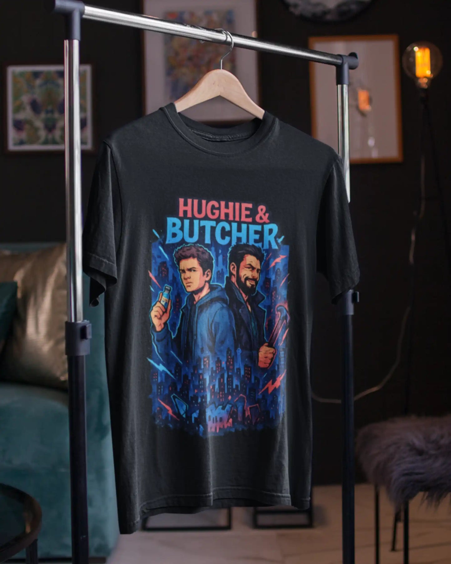 Hughie & Butcher The Boys T-Shirt | Multi-Fit Premium 180 GSM | S-7XL
