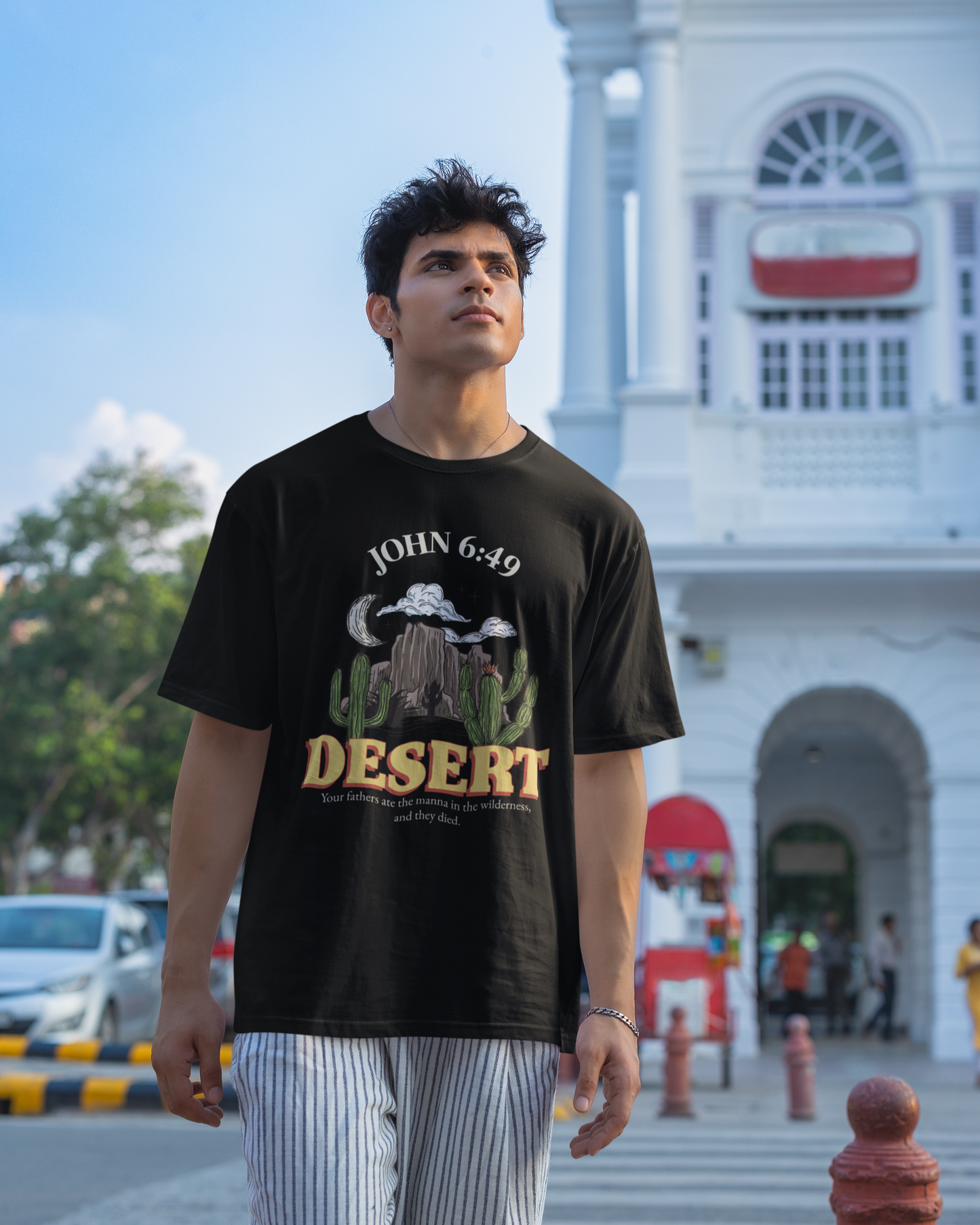 John 649 Christian Tshirt Oversize | Regular Fit | Plus Size Premium Black T-Shirt | S to 7XL