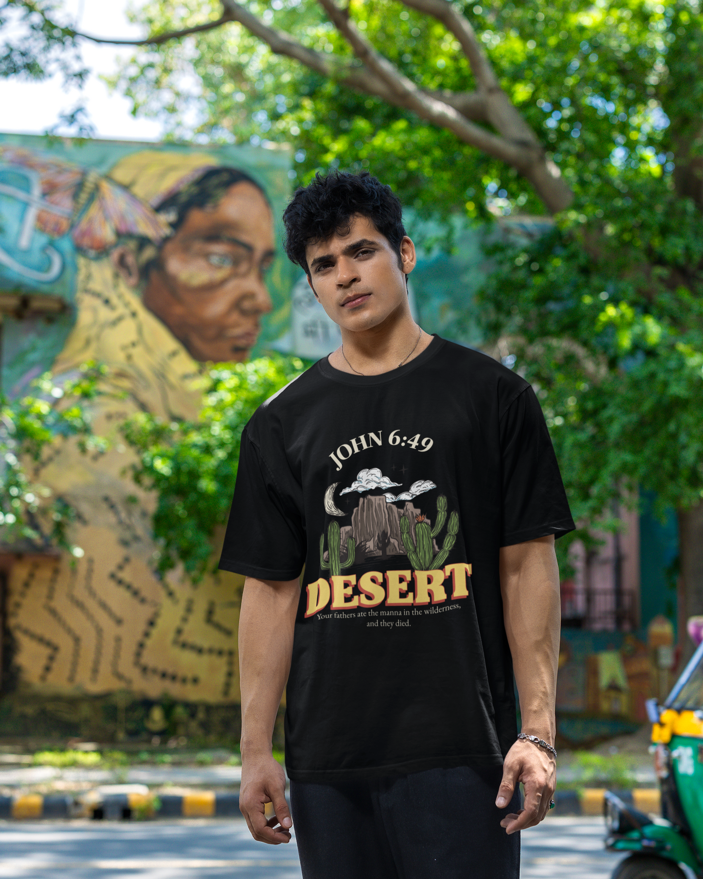 John 649 Christian Tshirt Oversize | Regular Fit | Plus Size Premium Black T-Shirt | S to 7XL