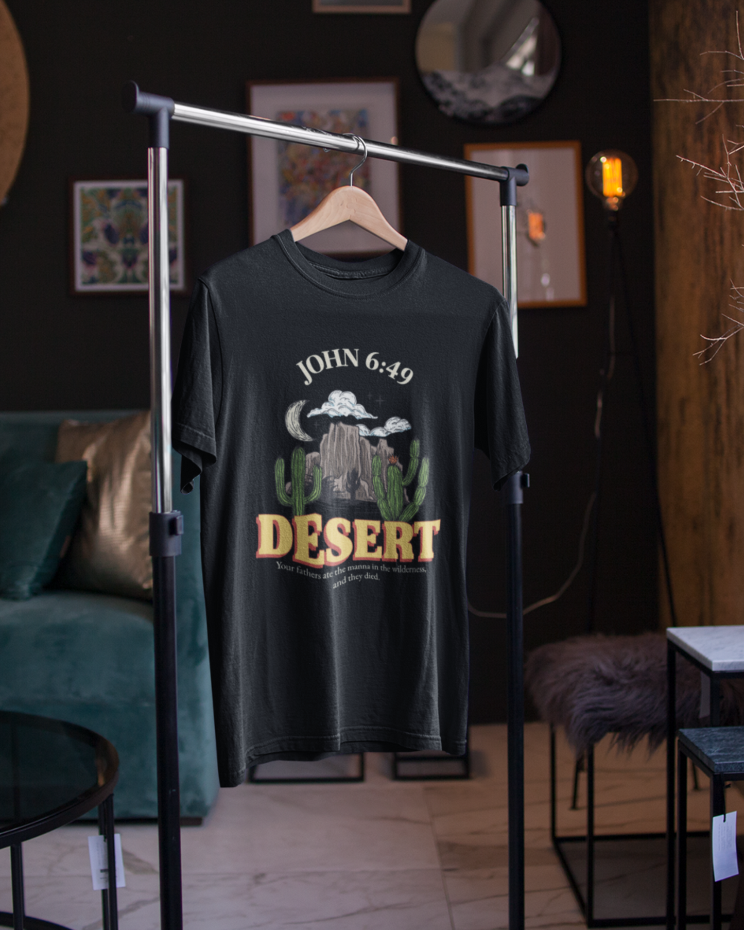 John 649 Christian Tshirt Oversize | Regular Fit | Plus Size Premium Black T-Shirt | S to 7XL