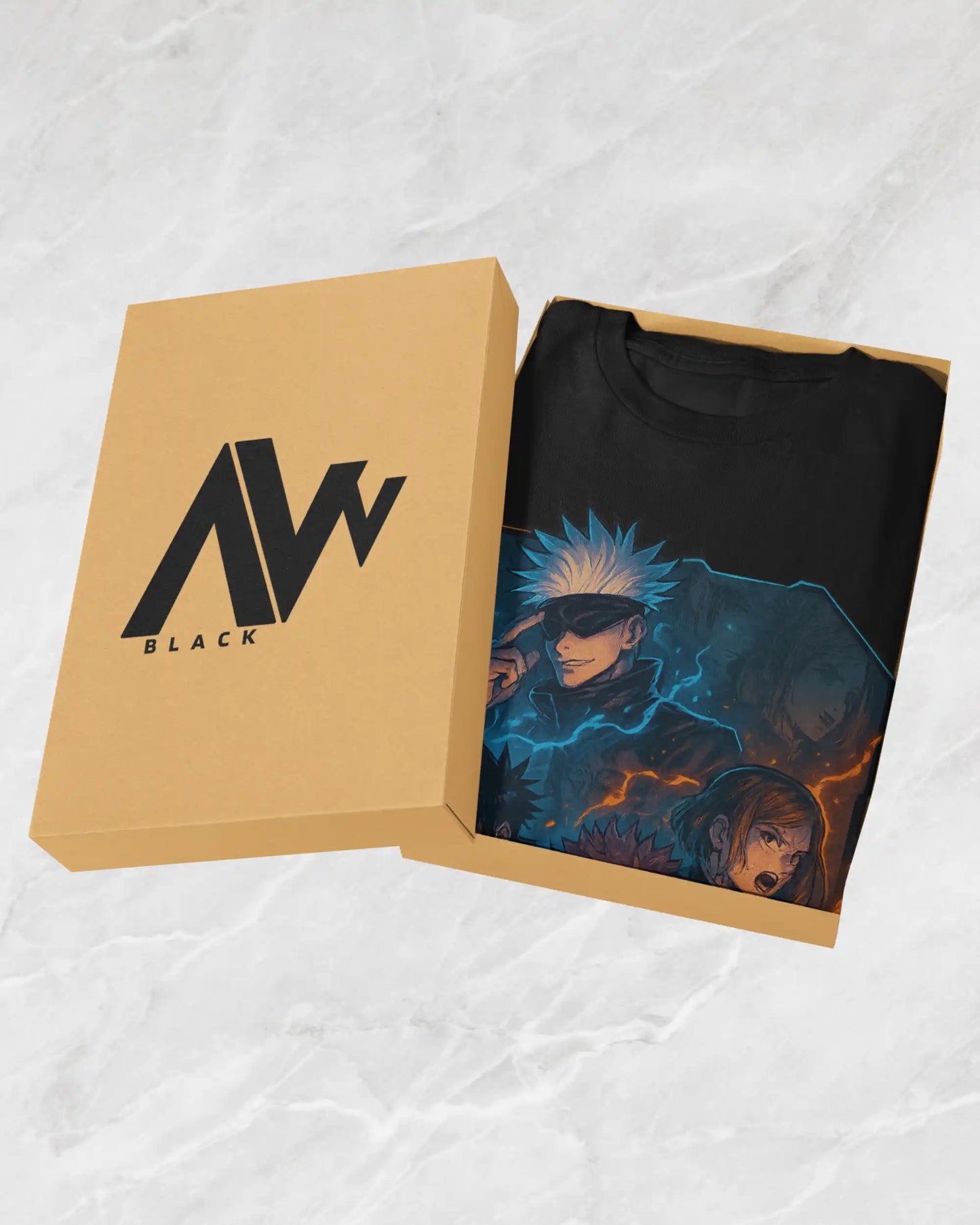 Jujutsu Kaisen Main Characters Premium Multi-Fit T-Shirt | Anime Oversize & Regular | 100% Cotton | 180 GSM | S to 7XL