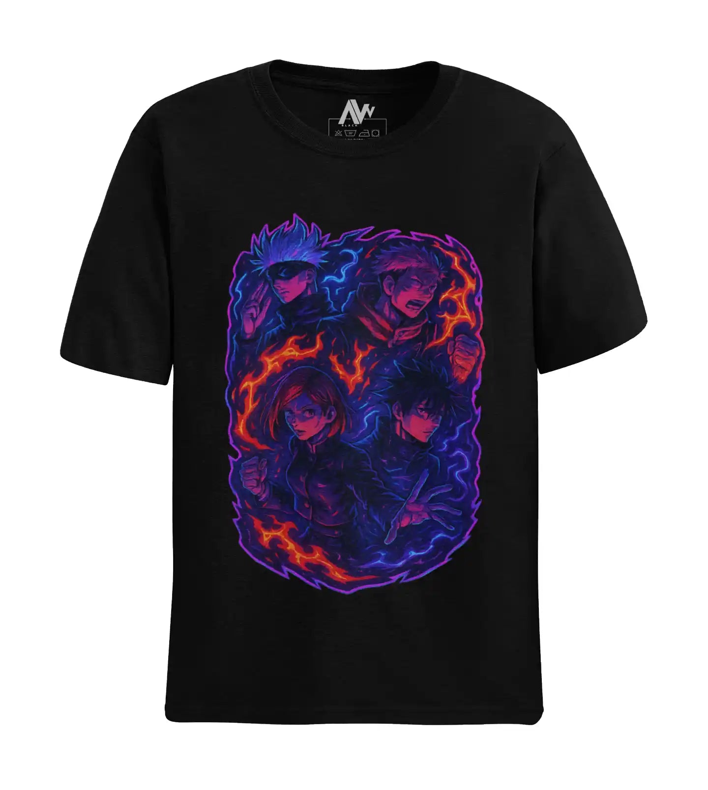 Jujutsu Kaisen Main Sorcerers T-Shirt | Multi-Fit Premium 180 GSM | S-7XL