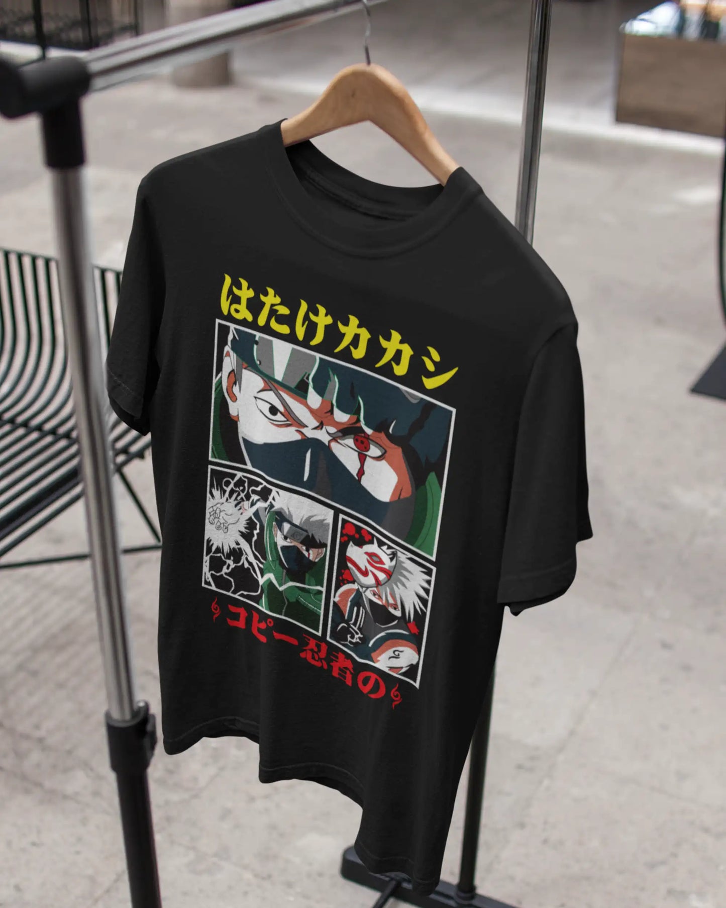 Kakashi Sharingan T-Shirt | Multi-Fit Premium 180 GSM | S-7XL