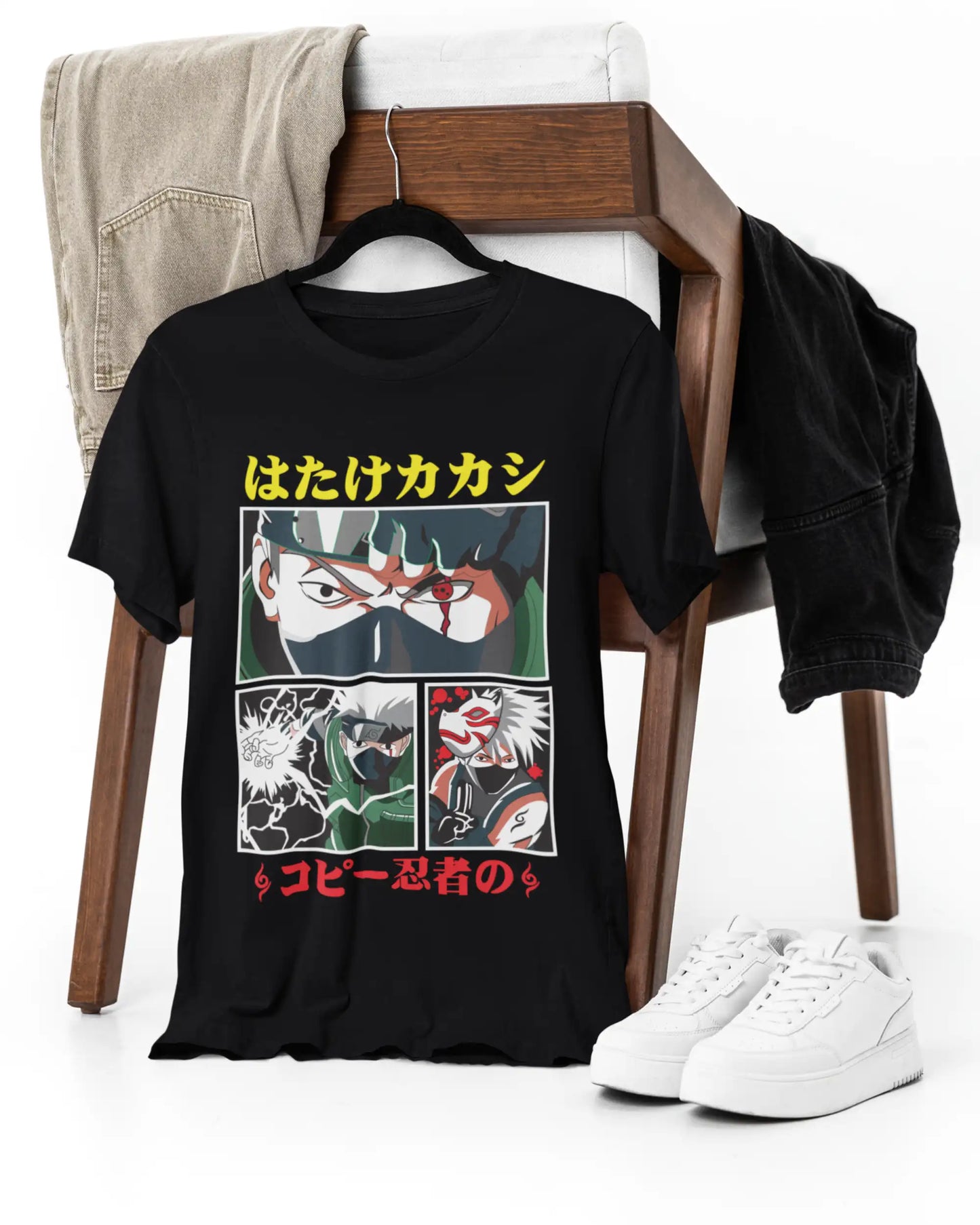Kakashi Sharingan T-Shirt | Multi-Fit Premium 180 GSM | S-7XL