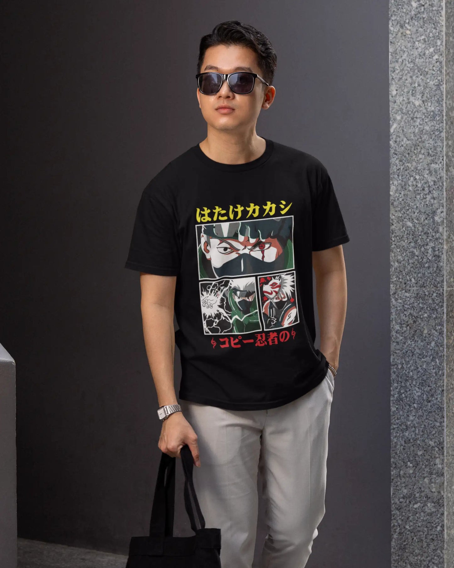Kakashi Sharingan T-Shirt | Multi-Fit Premium 180 GSM | S-7XL