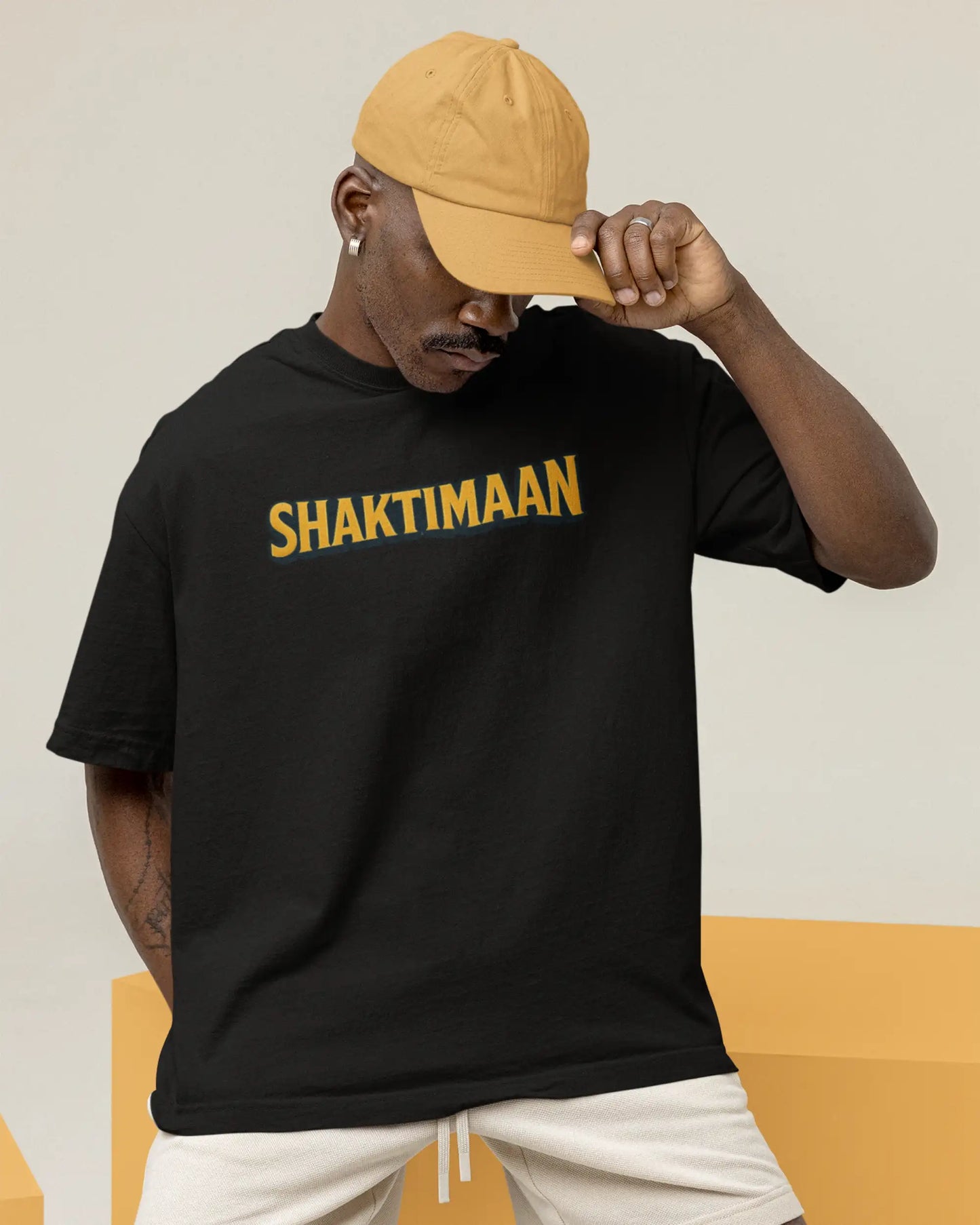 Shaktimaan Oversized T-Shirt | Front & Back Design | Premium 180 GSM