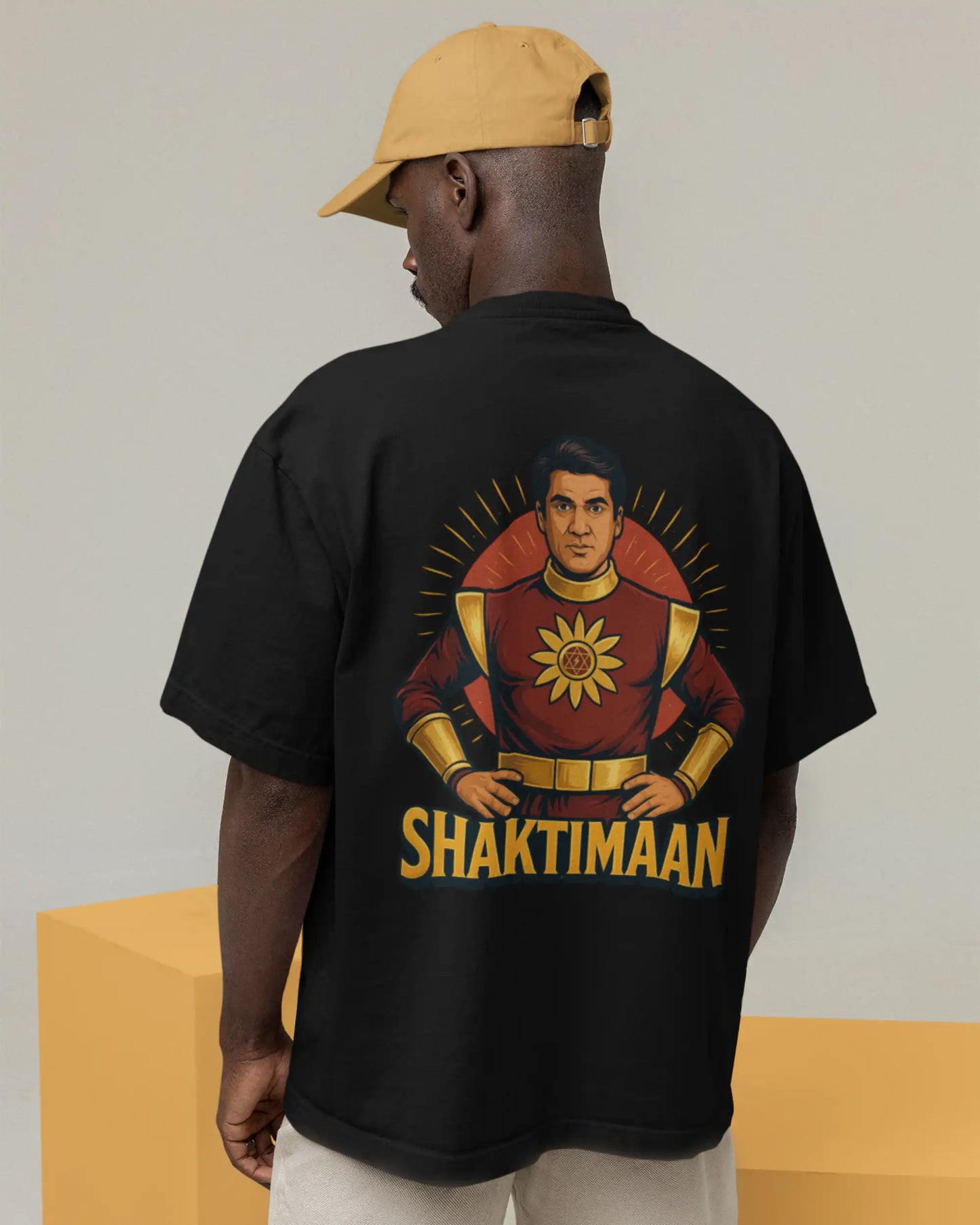 Shaktimaan Oversized T-Shirt | Front & Back Design | Premium 180 GSM
