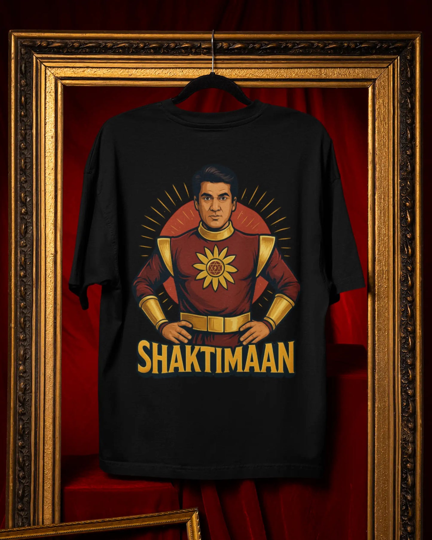 Shaktimaan Oversized T-Shirt | Front & Back Design | Premium 180 GSM