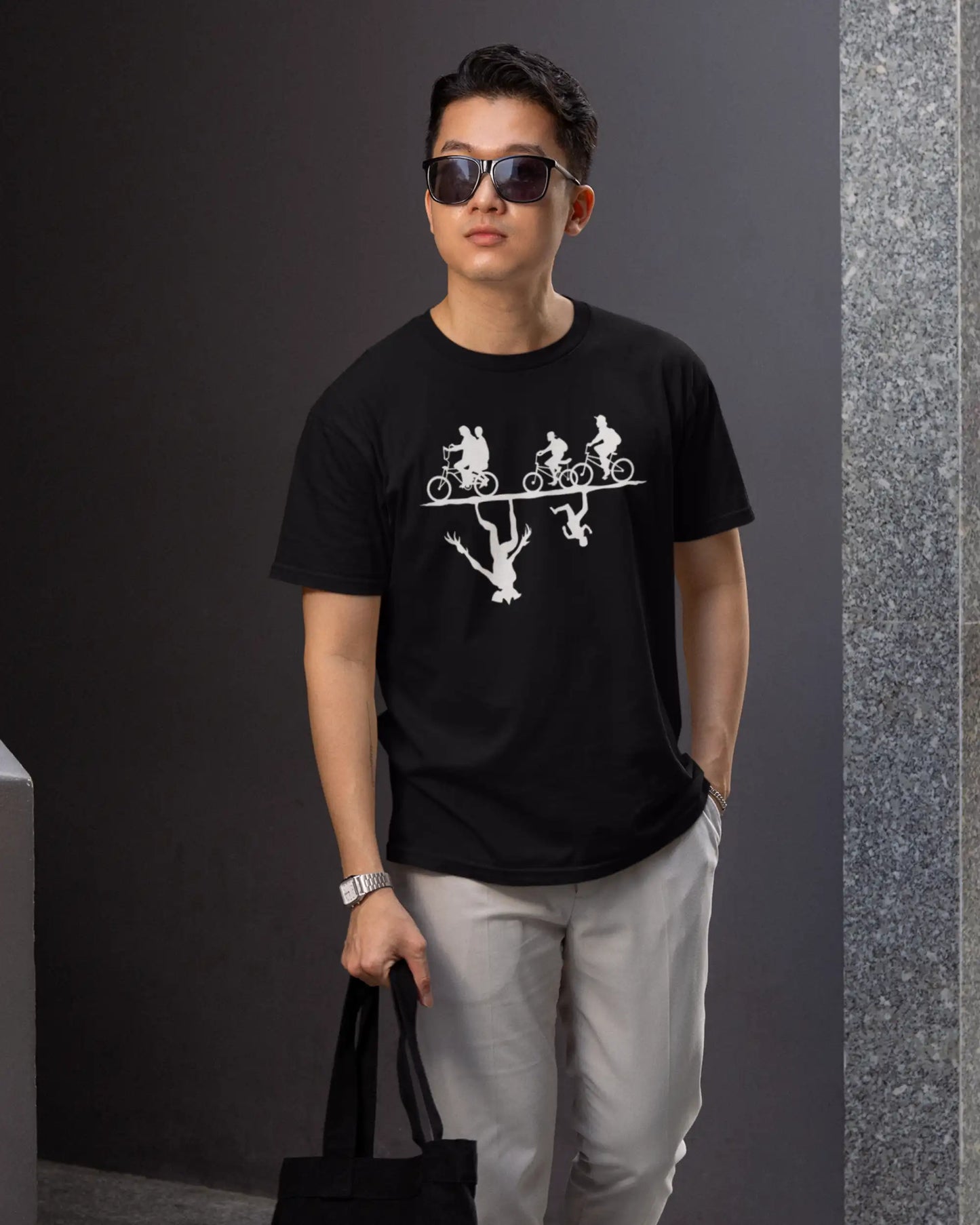 Stranger Things Upside Down T-Shirt | Multi-Fit Premium 180 GSM | S-7XL