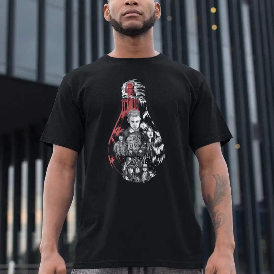 Stranger Things Cast T-Shirt | Multi-Fit Premium 180 GSM | S-7XL