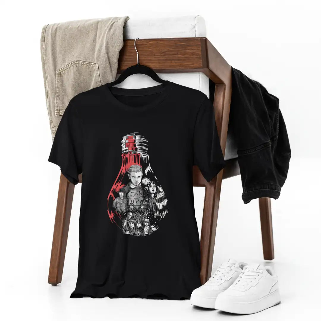 Stranger Things Cast T-Shirt | Multi-Fit Premium 180 GSM | S-7XL