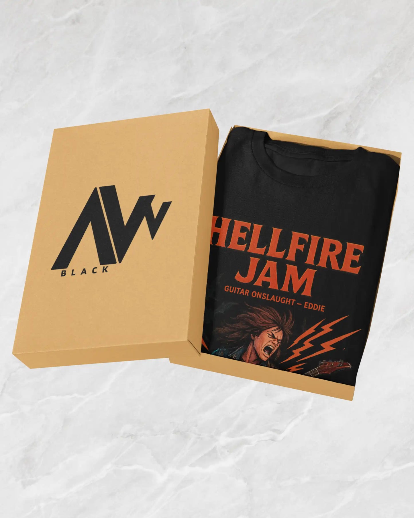 Stranger Things Eddie Munson Hellfire Jam T-Shirt | Multi-Fit Premium 180 GSM | S-7XL