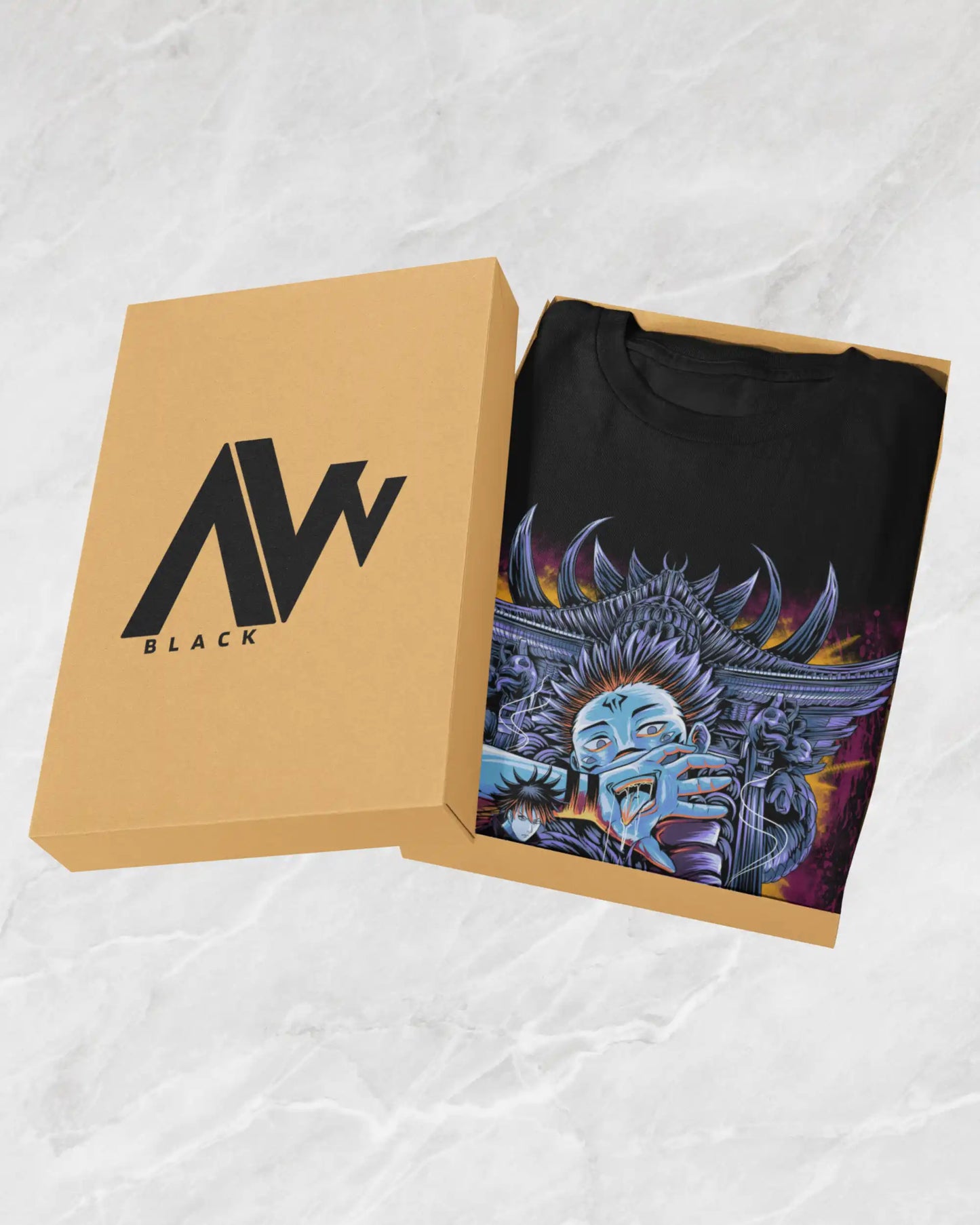 Sukuna & Megumi Jujutsu Kaisen T-Shirt | Multi-Fit Premium 180 GSM | S-7XL