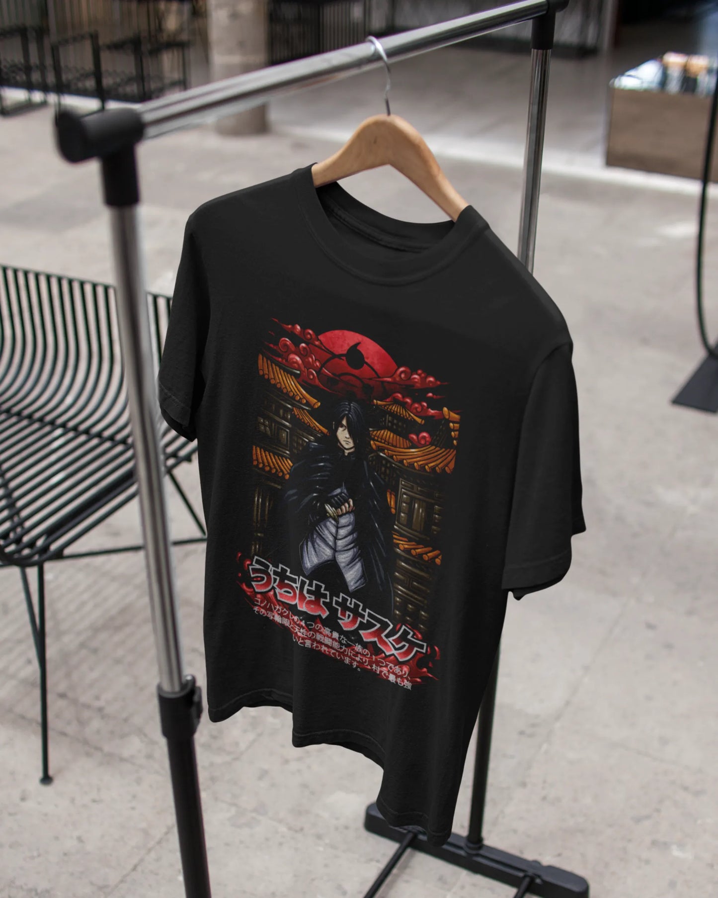 Uchiha’s Vengeance Oversize | Regular Fit | Plus Size Premium Black T-Shirt | S to 7XL