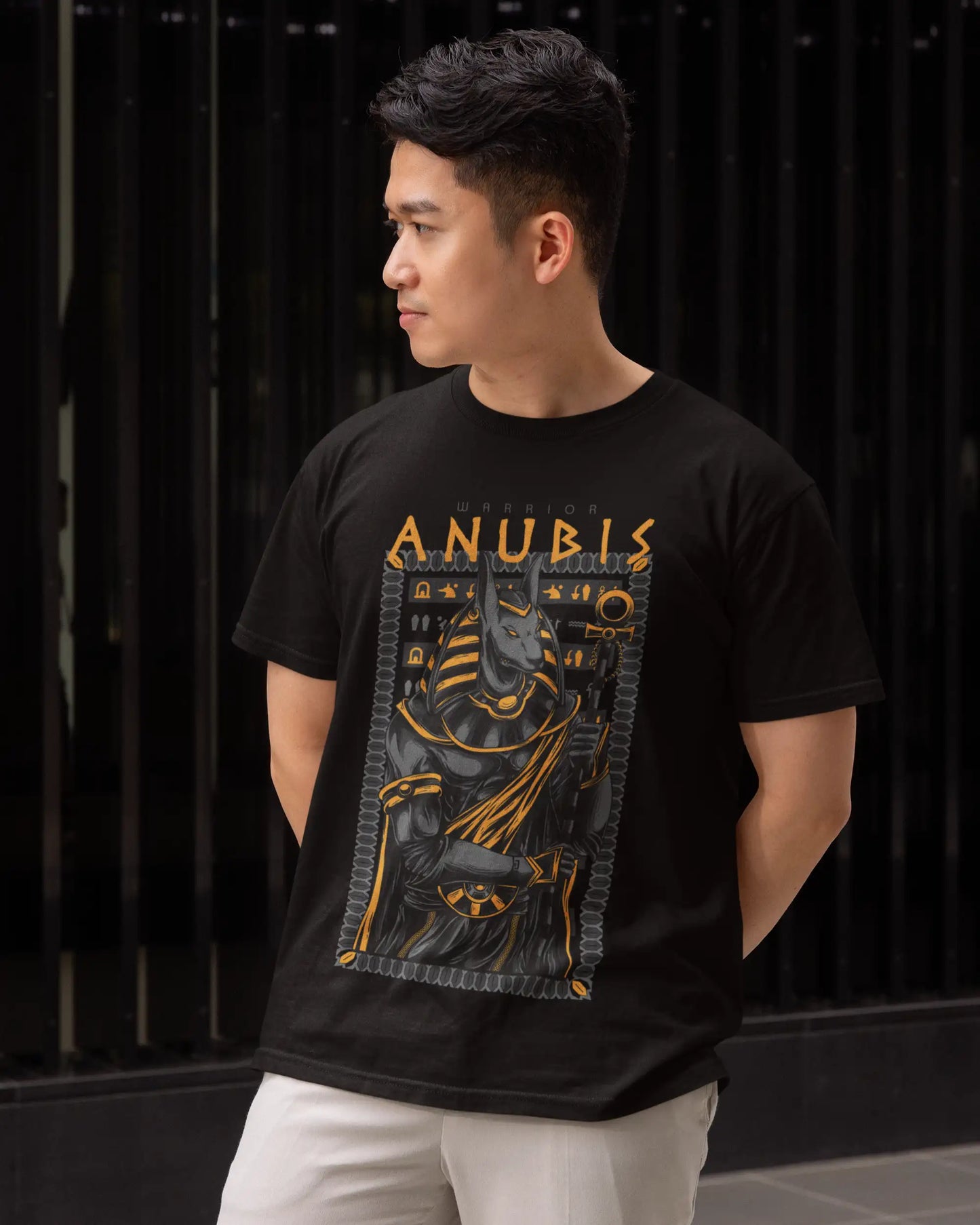 Warrior Anubis Guardian T-Shirt | Multi-Fit Premium 180 GSM | S-7XL
