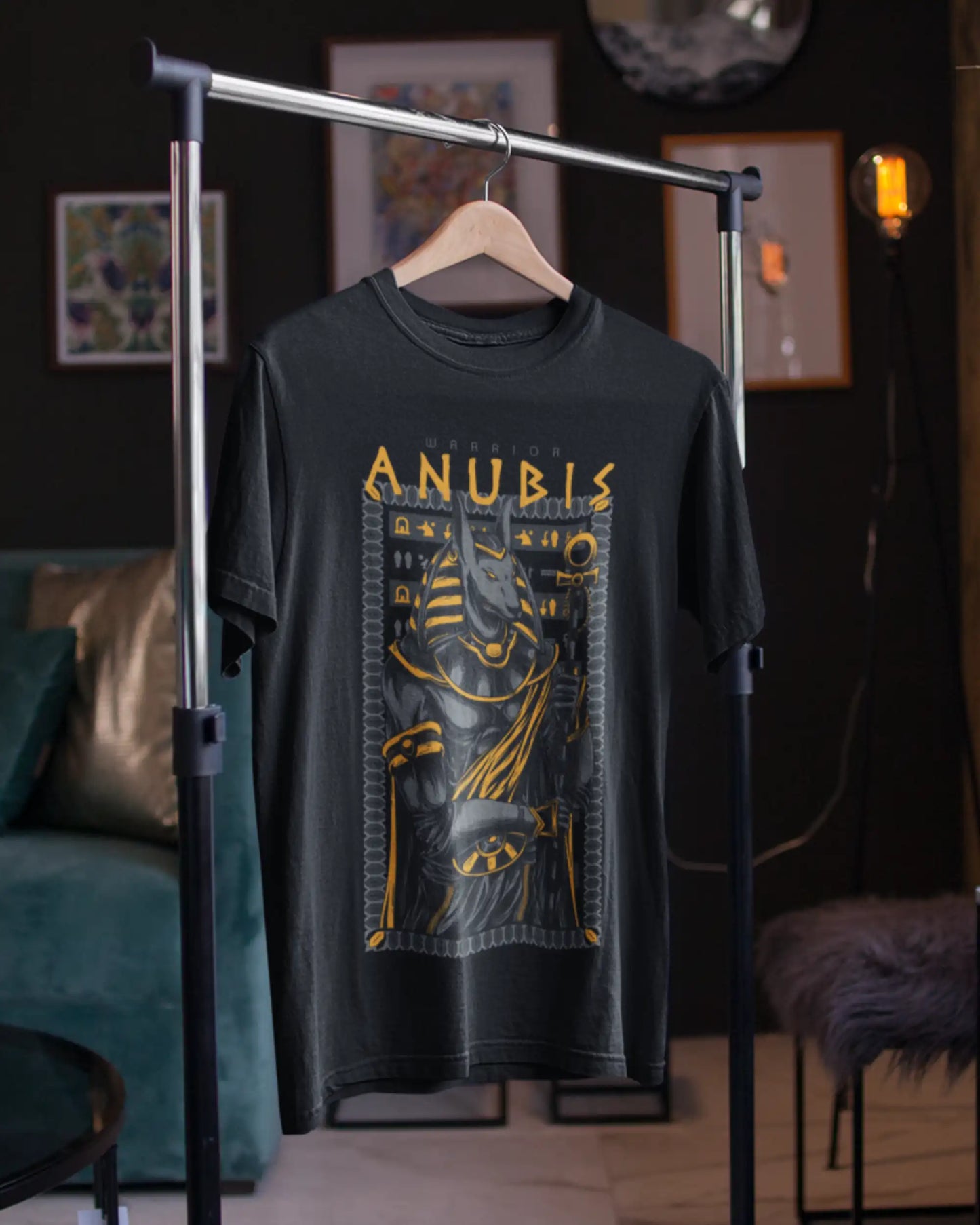 Warrior Anubis Guardian T-Shirt | Multi-Fit Premium 180 GSM | S-7XL