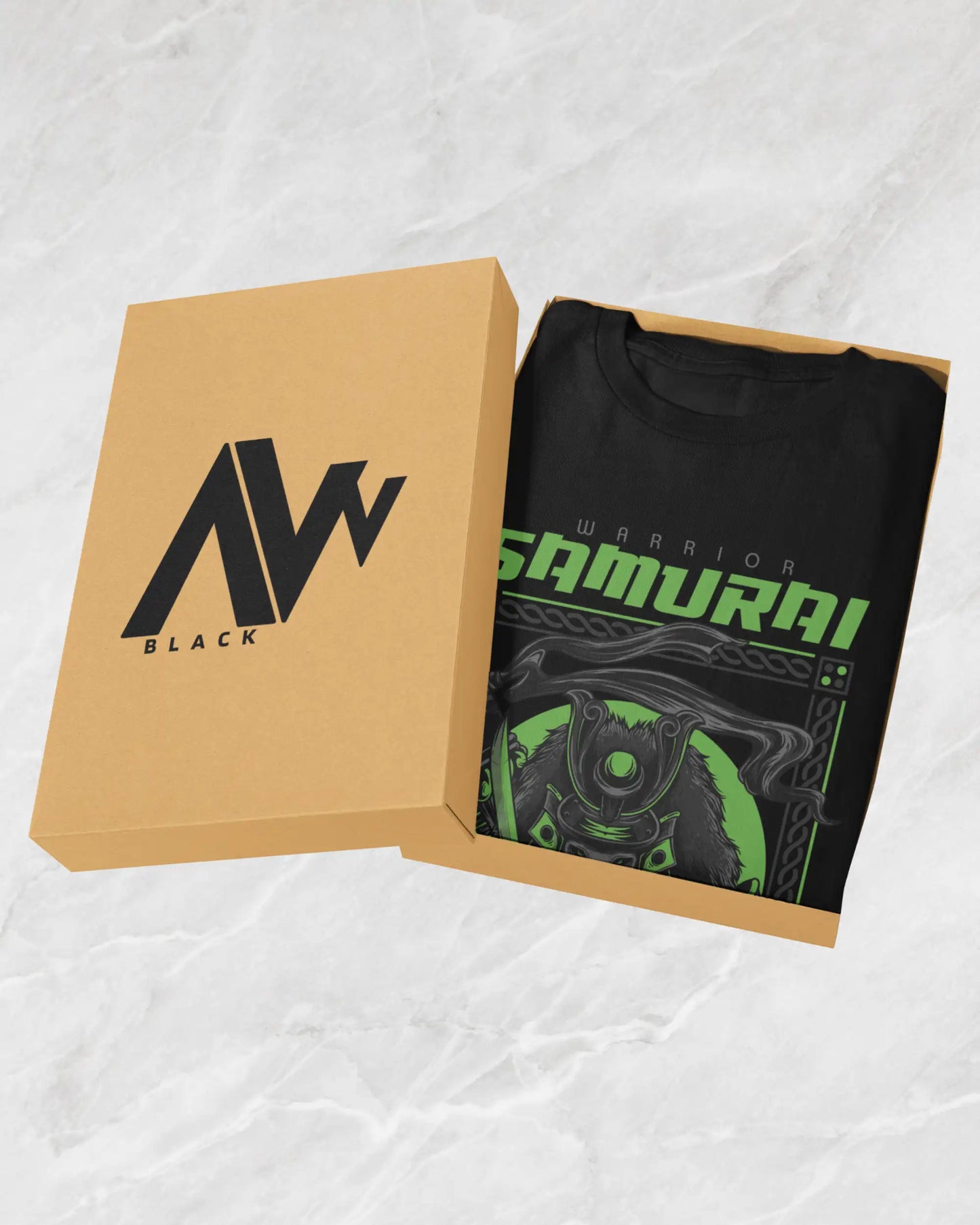 Warrior Samurai Neon Spirit T-Shirt | Multi-Fit Premium 180 GSM | S-7XL