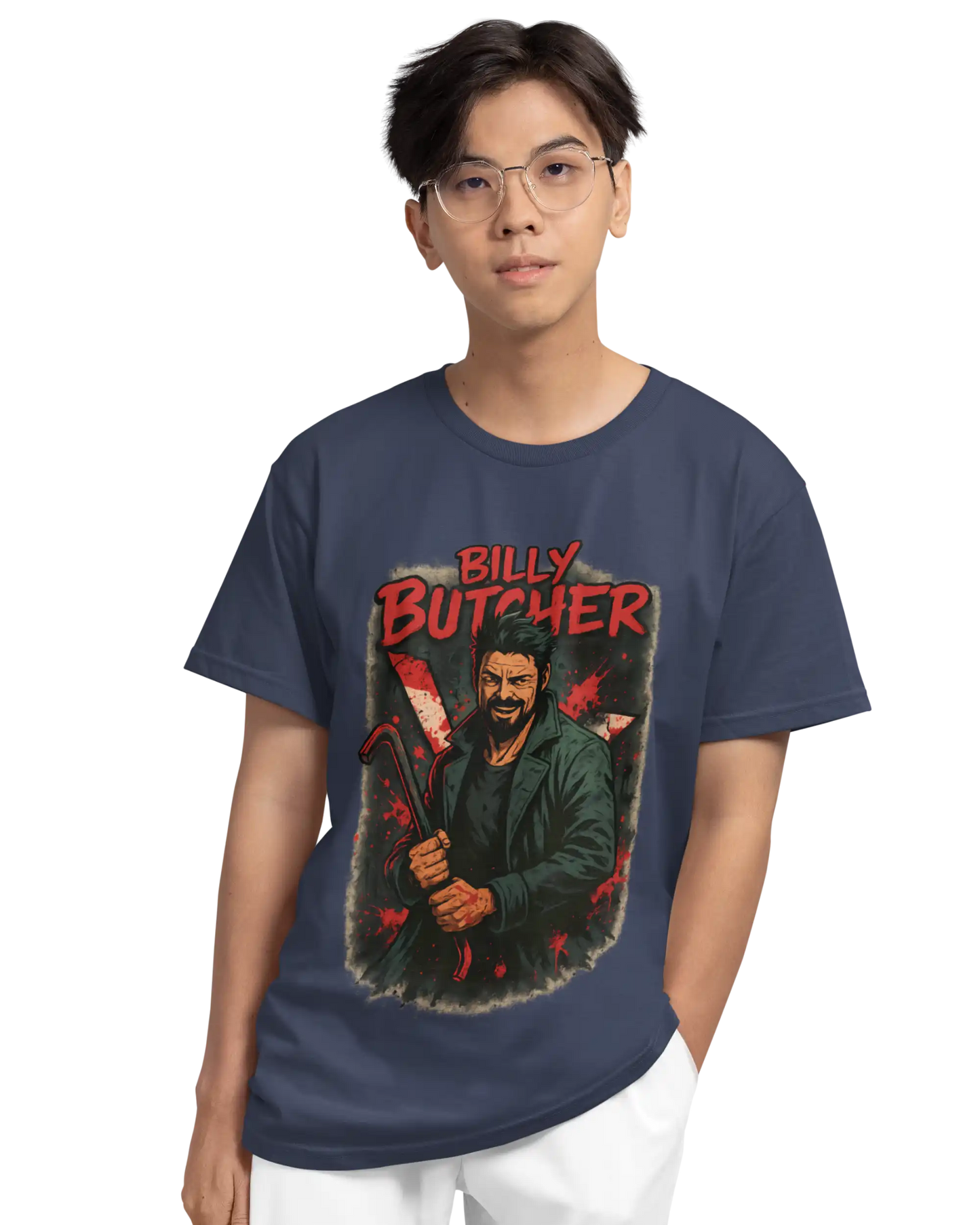 Billy Butcher The Boys Superhero T-Shirt | Multi-Fit Premium 180 GSM | S-7XL