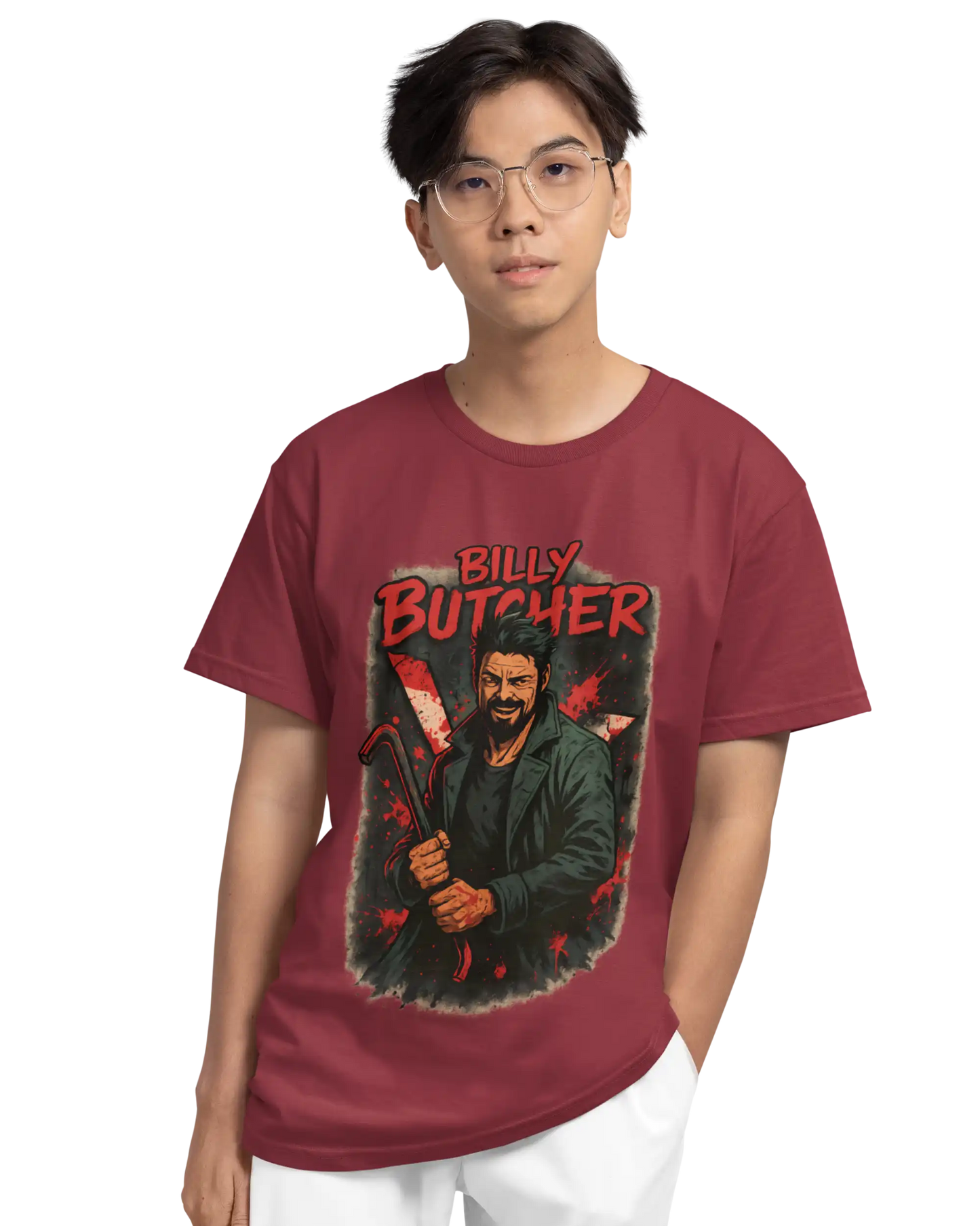 Billy Butcher The Boys Superhero T-Shirt | Multi-Fit Premium 180 GSM | S-7XL