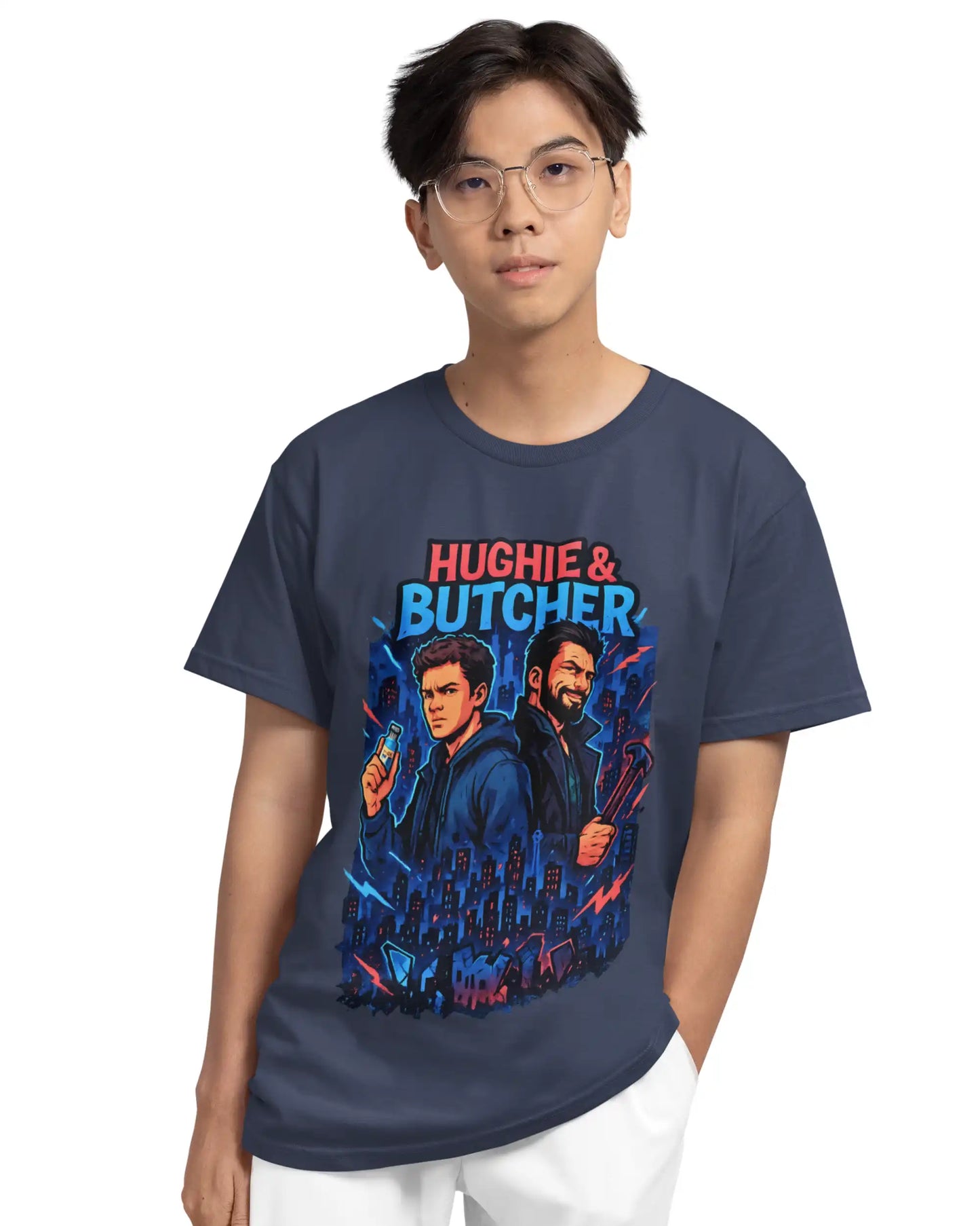 Hughie & Butcher The Boys T-Shirt | Multi-Fit Premium 180 GSM | S-7XL