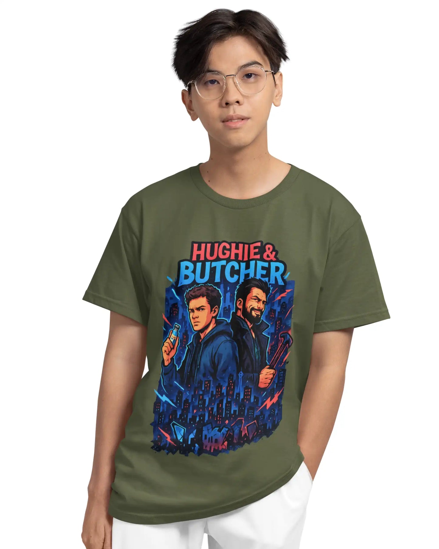 Hughie & Butcher The Boys T-Shirt | Multi-Fit Premium 180 GSM | S-7XL