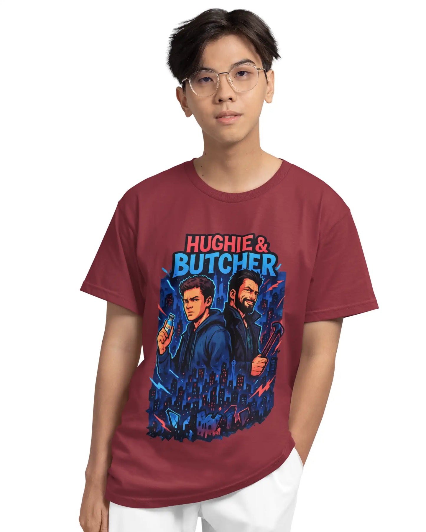 Hughie & Butcher The Boys T-Shirt | Multi-Fit Premium 180 GSM | S-7XL