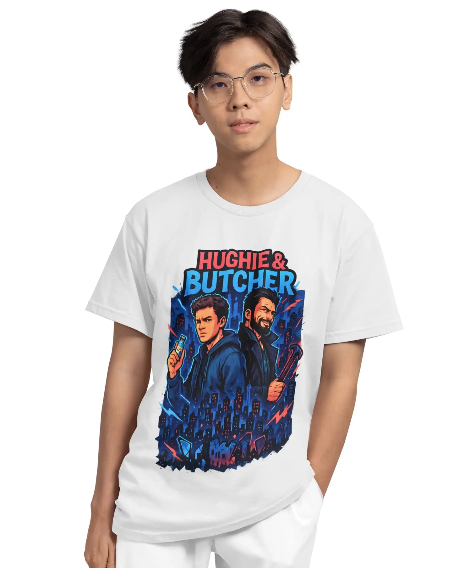 Hughie & Butcher The Boys T-Shirt | Multi-Fit Premium 180 GSM | S-7XL