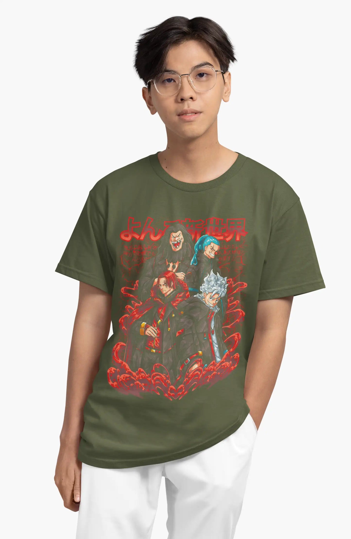 AWBlack one-piece-warriors-anime-premium-tshirt