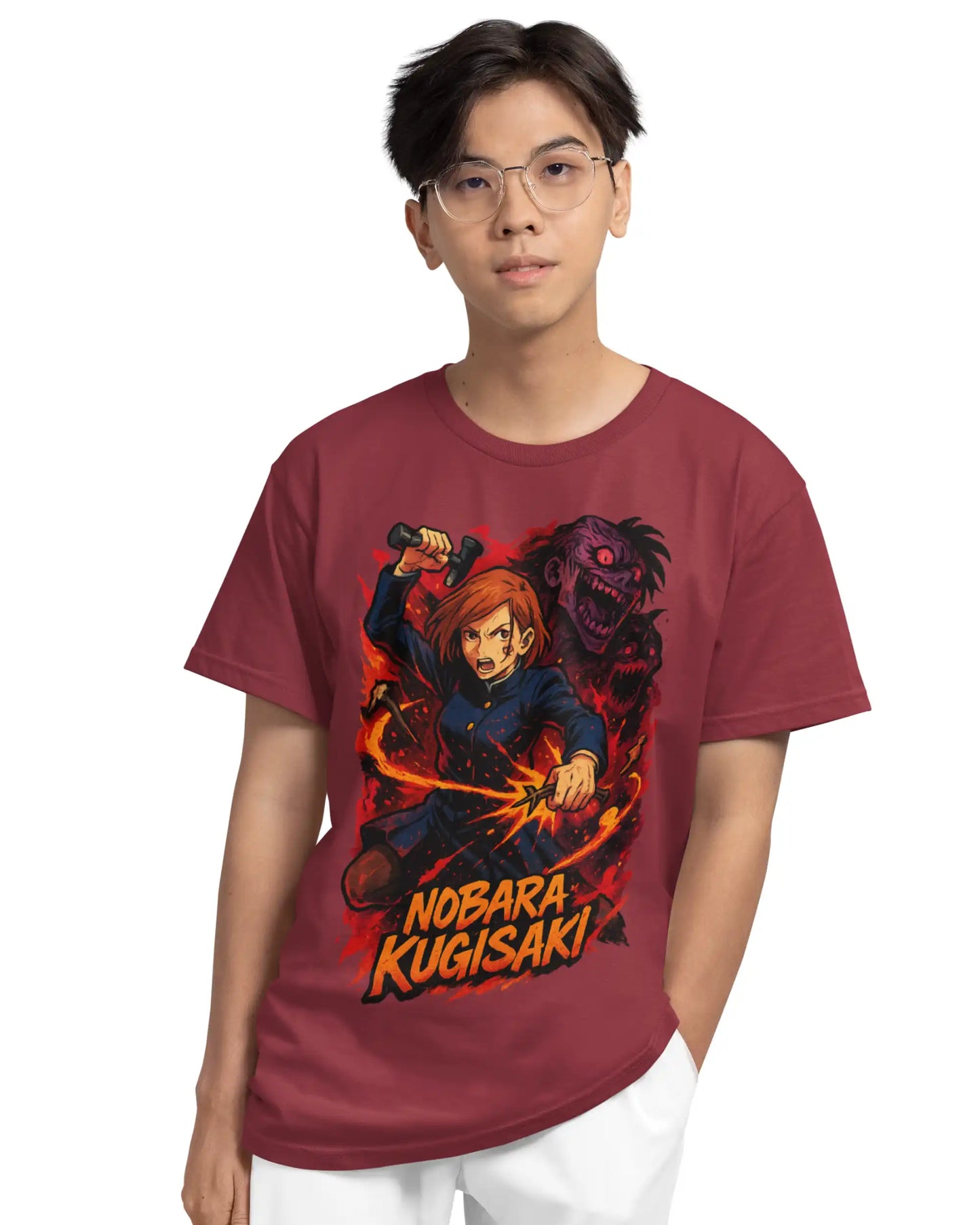 Nobara Kugisaki Jujutsu Kaisen T-Shirt | Multi-Fit Premium 180 GSM | S-7XL