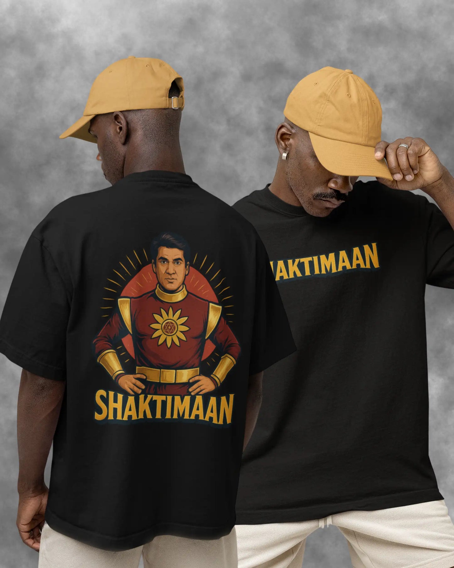 Shaktimaan Oversized T-Shirt | Front & Back Design | Premium 180 GSM
