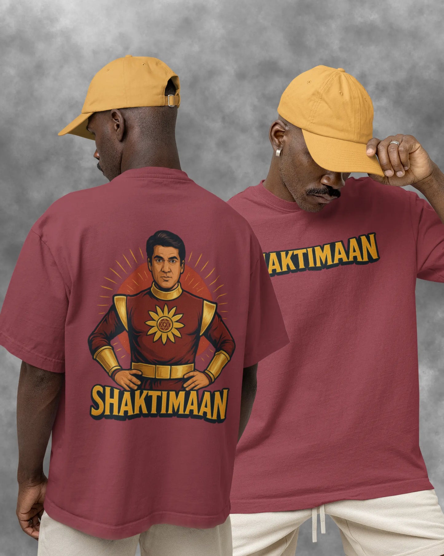 AWBlack shaktiman-oversized-front-back-premium-tshirt