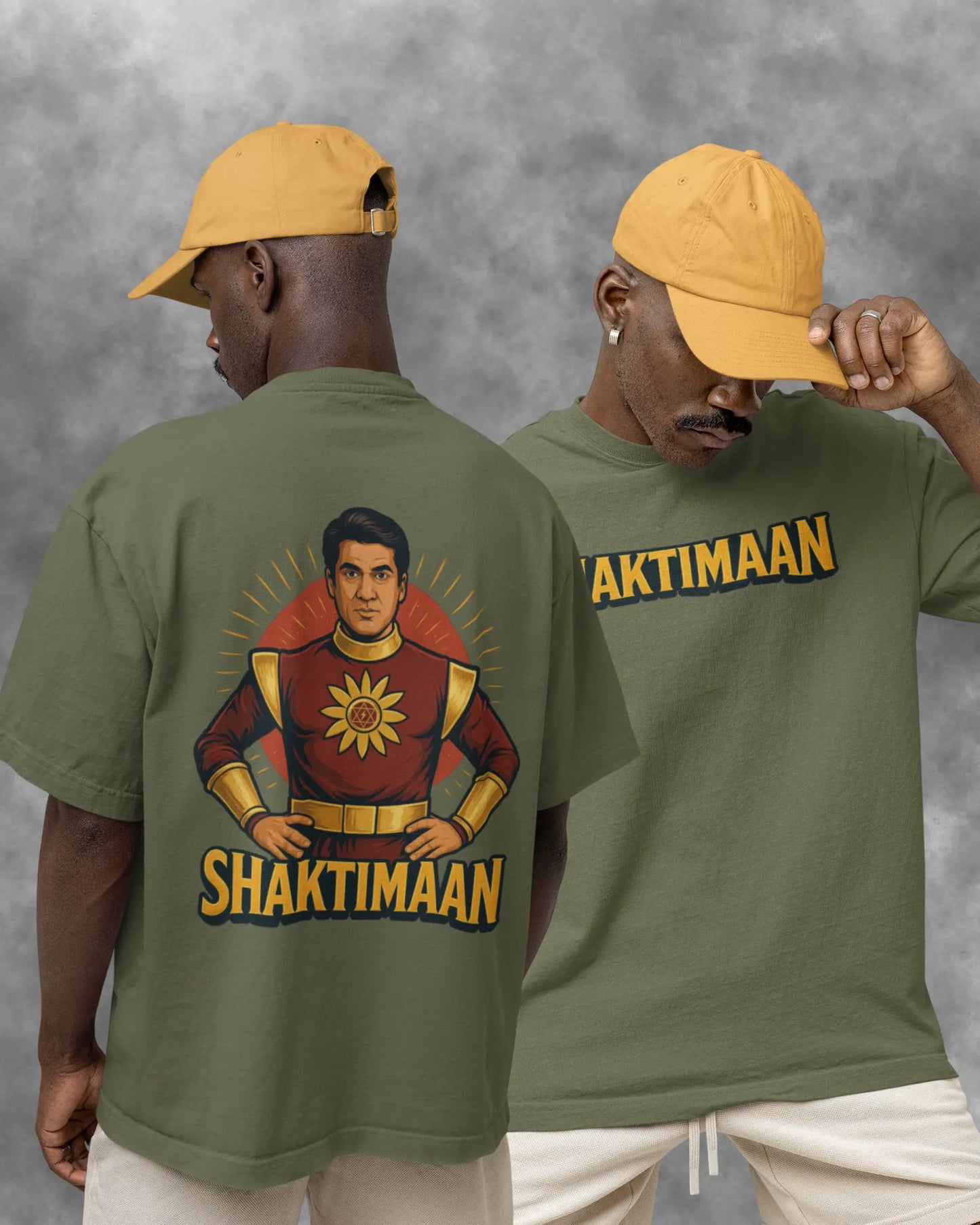 Shaktimaan Oversized T-Shirt | Front & Back Design | Premium 180 GSM