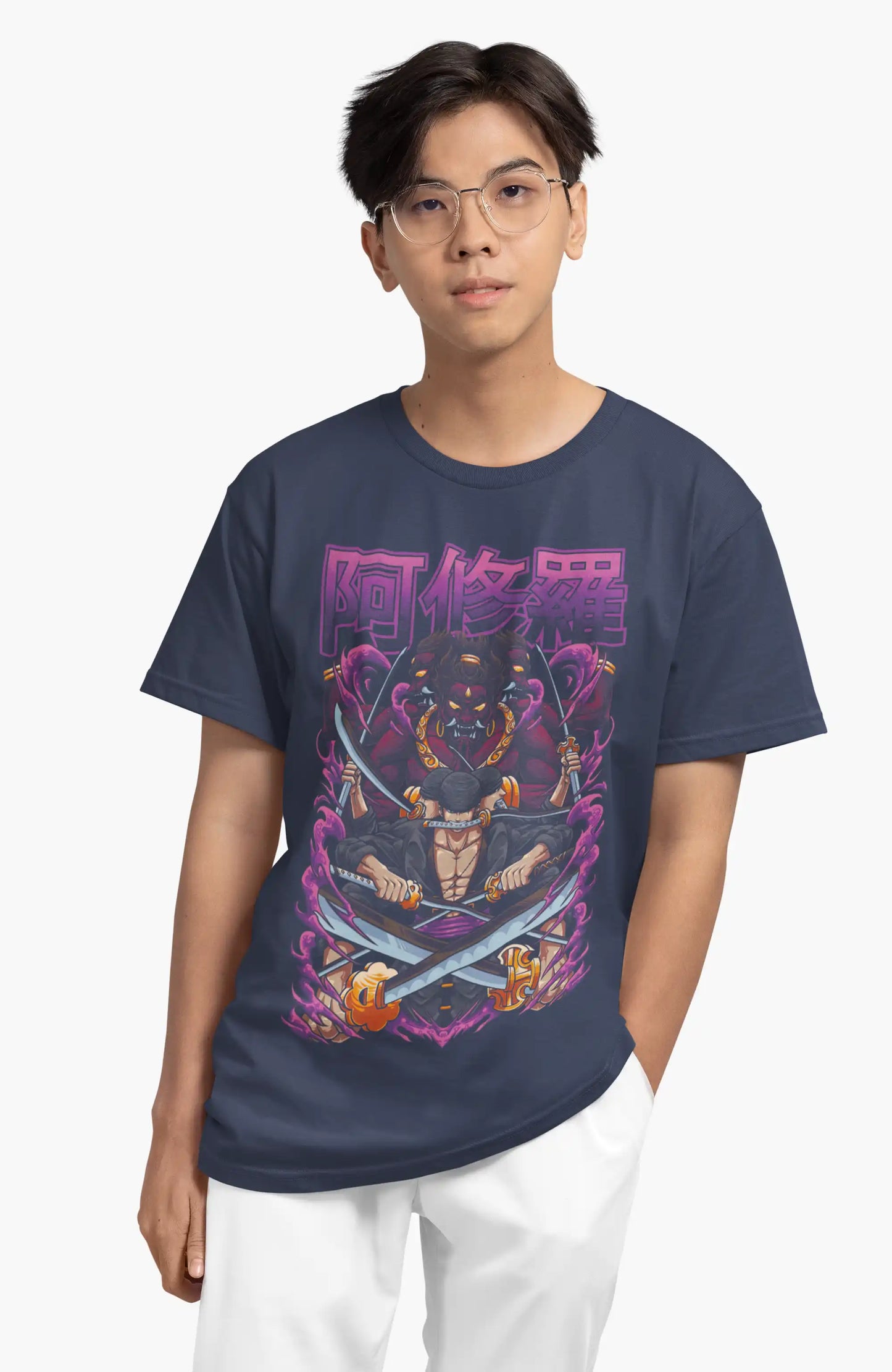 AWBlack zoro-warrior-one-piece-anime-tshirt