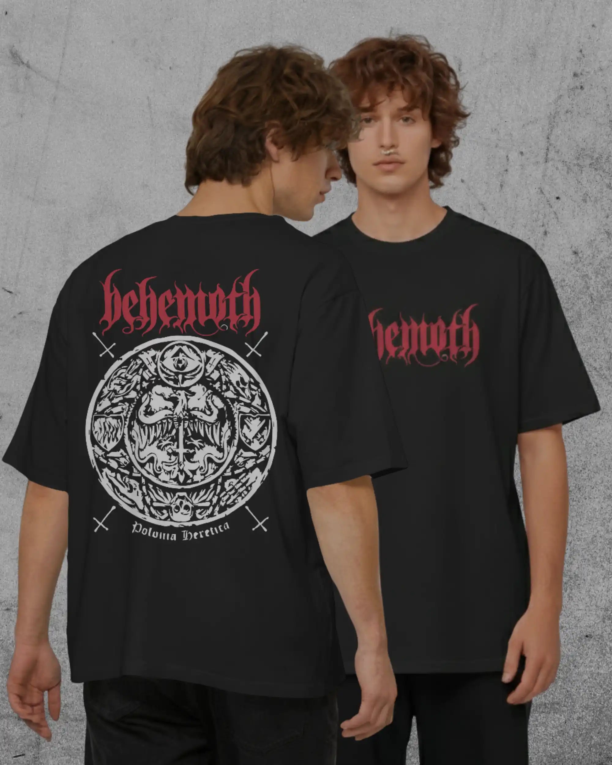 Behemoth Tシャツ Lサイズ Behemoth Oversize T-Shirt | 240 GSM Rock Band Tee XS-2XL – AWBlack