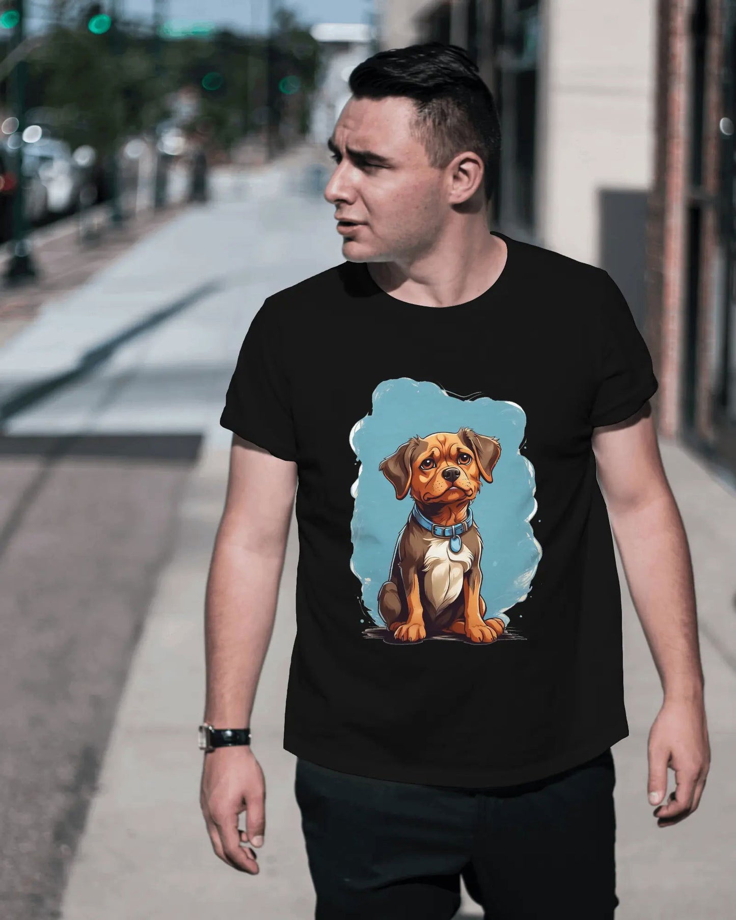 AWBlack ai-melancholy-hound-premium-tshirt