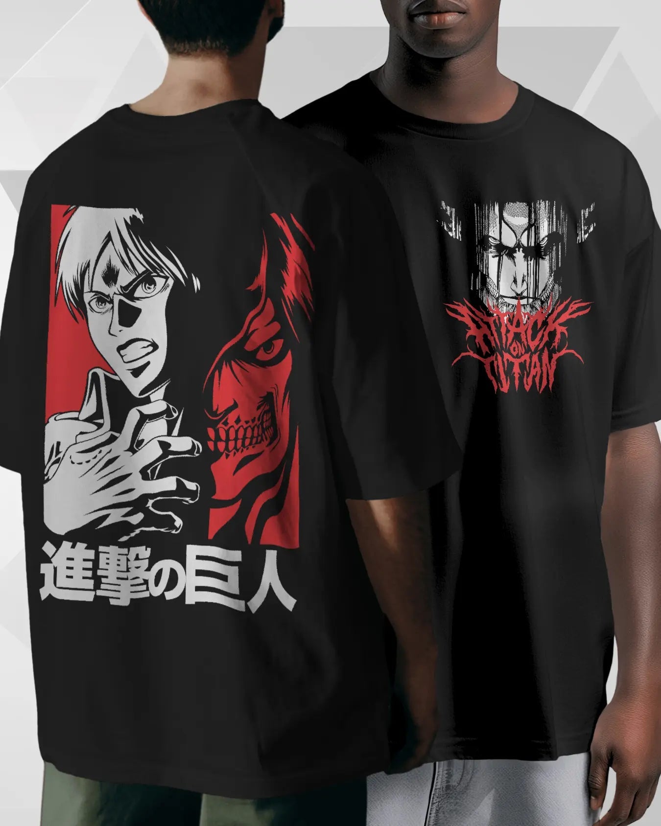 AWBlack levi-attack-on-titan-anime-tshirt