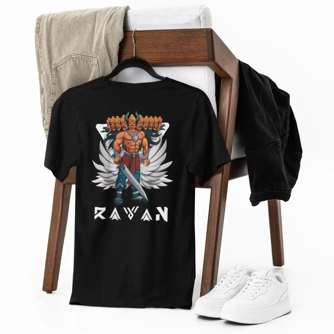Ravan Ramayana T-Shirt | Multi-Fit Premium 180 GSM | S-7XL