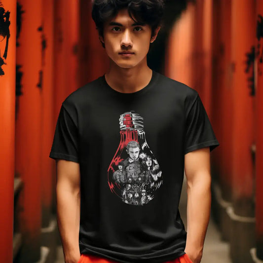 Stranger Things Cast T-Shirt | Multi-Fit Premium 180 GSM | S-7XL
