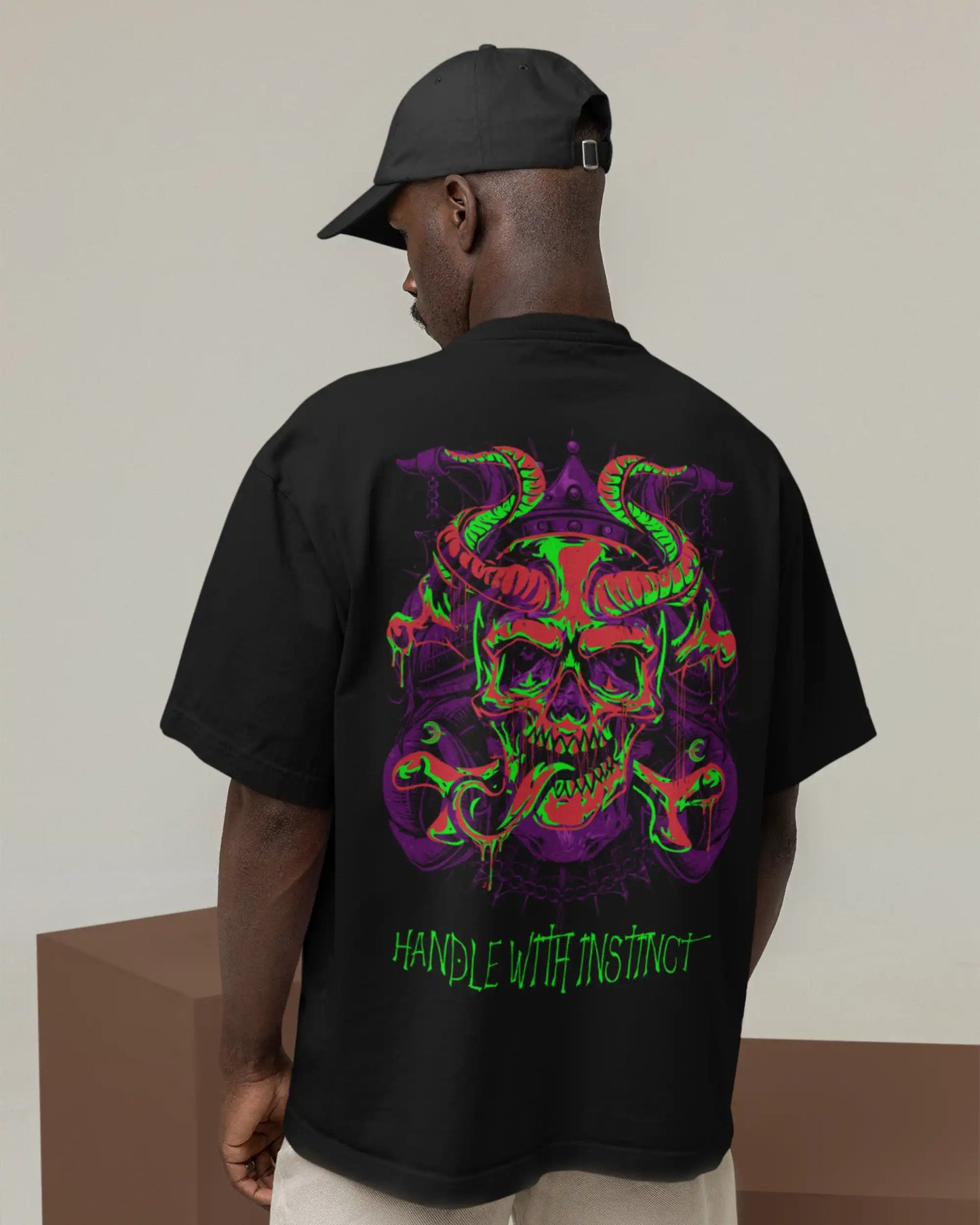 Instinct Reign Oversized T-Shirt (220 GSM Cotton)
