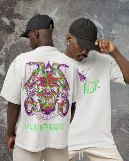 Instinct Reign Oversized T-Shirt 240 GSM Cotton|XS-2XL | AWBlack