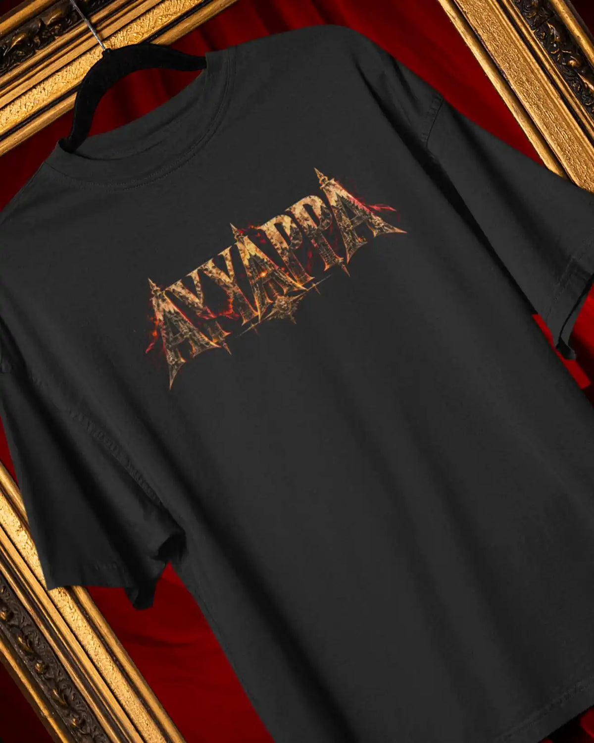 🔥🛕 Ayyappa Sacred Power Plus-Size T-Shirt – Mythology Graphic Tee | 180 GSM Cotton S–7XL | AWBlack