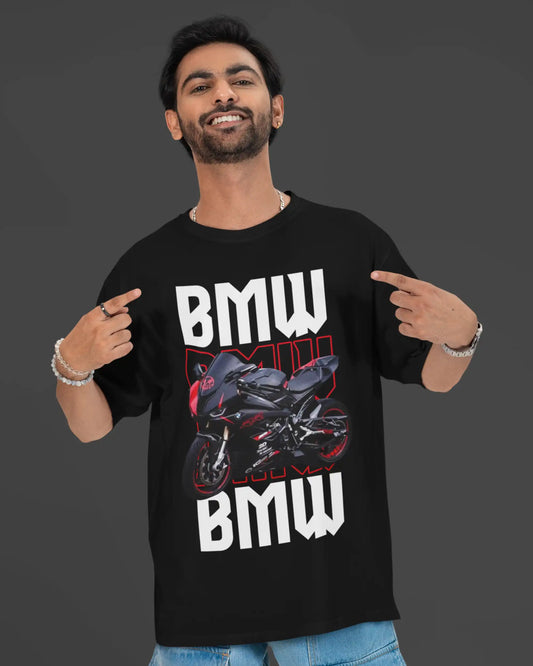 BMW S1000RR Motorcycle Bike T-Shirt  | Multi-Fit Premium 180 GSM | S-7XL