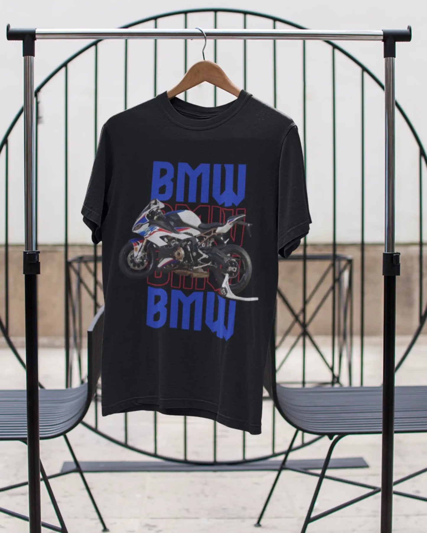 BMW S1000RR White Motorcycle Bike T-Shirt  | Multi-Fit Premium 180 GSM | S-7XL