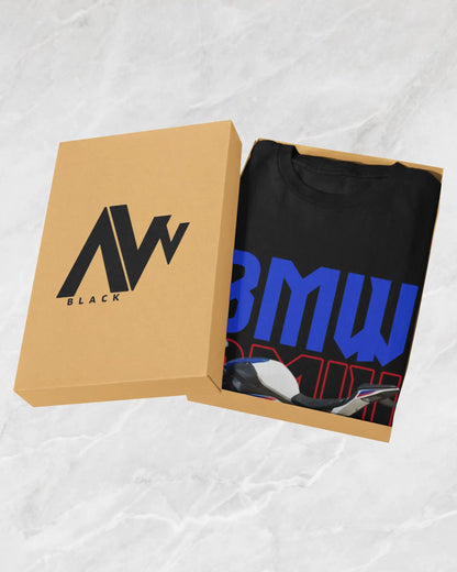BMW S1000RR White Motorcycle Bike T-Shirt  | Multi-Fit Premium 180 GSM | S-7XL
