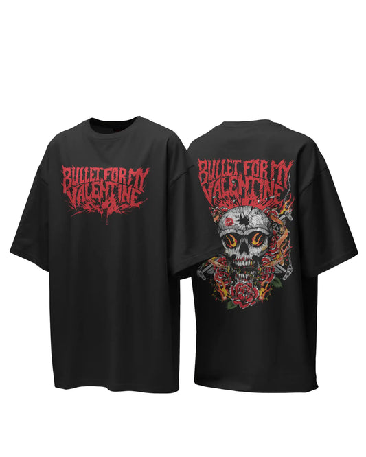 Bullet For My Valentine Oversize Rock Band T-Shirt 240 GSM | Heavy Metal Graphic Tee (XS–2XL Available)