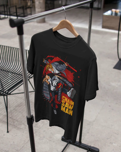 Denji & Power Chainsaw Man T-Shirt | Multi-Fit Premium 180 GSM | S-7XL